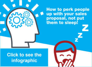 Infographic: How to perk people up with your sales proposal, not put them to sleep! 